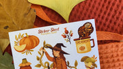 Pumpkin Spell Sticker Sheet