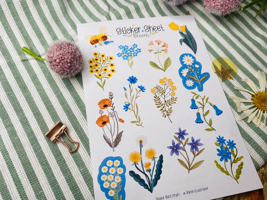 Bloom Sticker Sheet