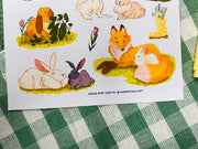 Bunny Sticker Sheet