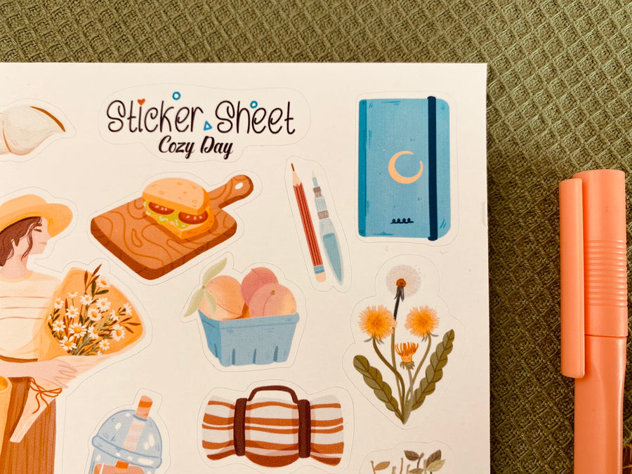 Cozy Day Sticker Sheet