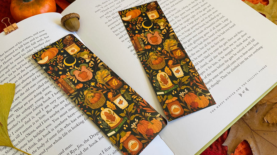 Pumpkin Bird Bookmark