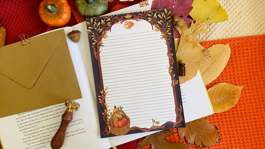 Pumpkin Letter Paper A5 To Do - Letter Paper Notepad