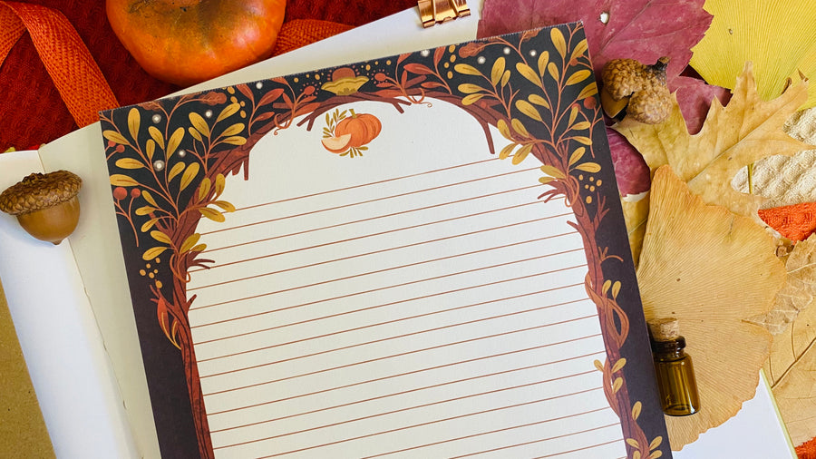 Pumpkin Letter Paper A5 To Do - Letter Paper Notepad