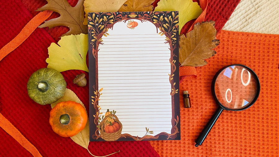 Pumpkin Letter Paper A5 To Do - Letter Paper Notepad