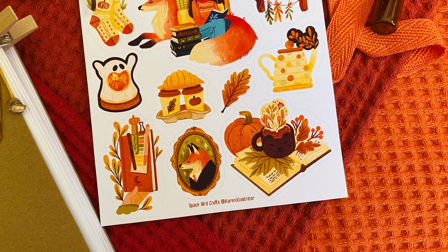 Fox Den Sticker Sheet