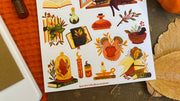 Autumn Library Sticker Sheet