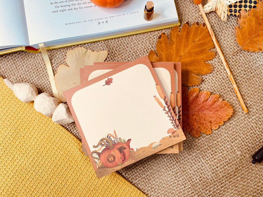 Pumpkin Memopad Mini Notepad