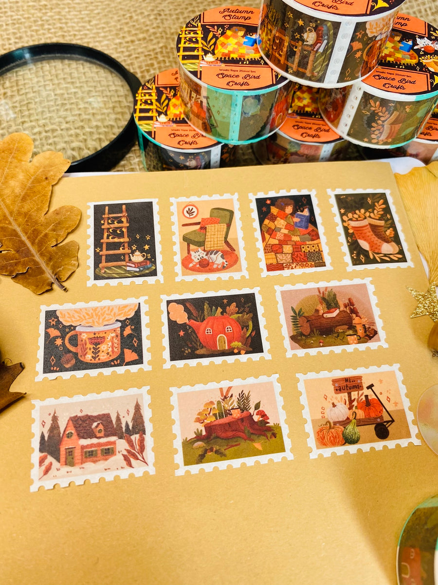 Autumn Stamp Washi Tape