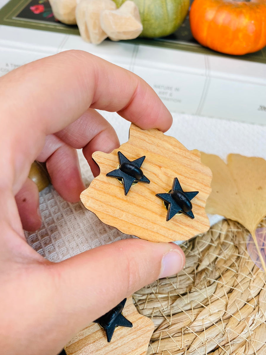 Pumpkin Wooden Pin