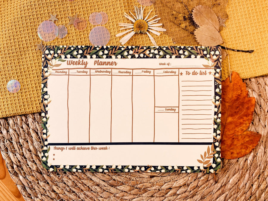 Lily A5 To Do Weekly Planner Notepad