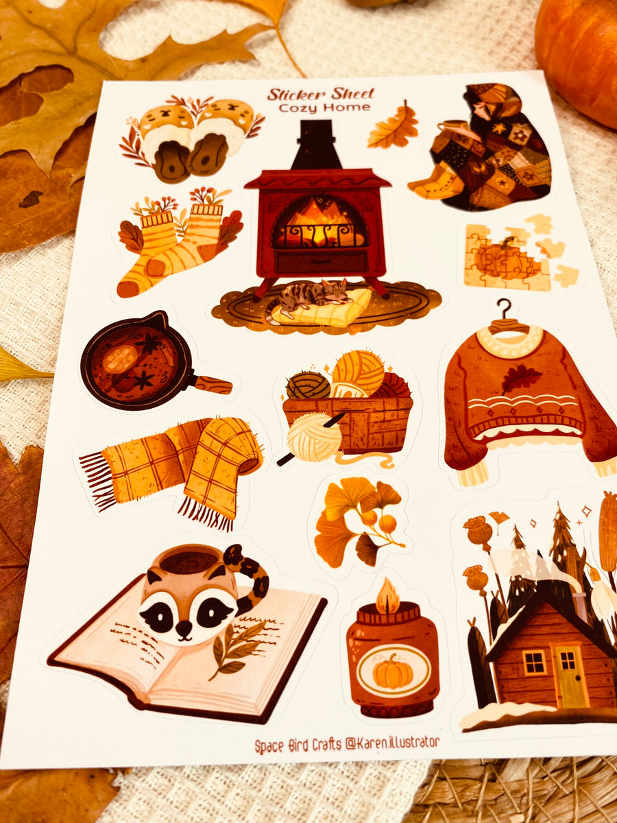 Cozy Home Sticker Sheet