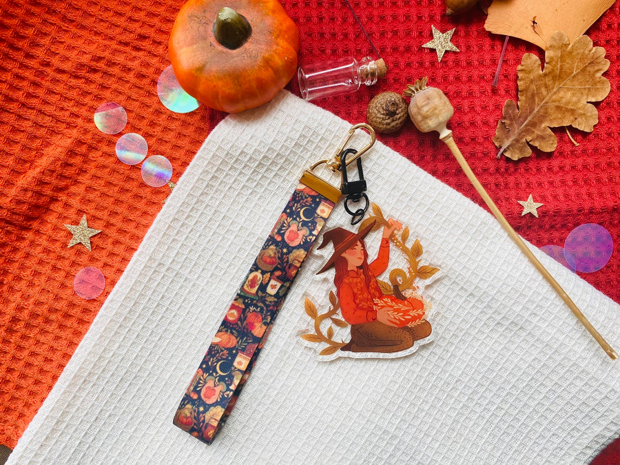 Pumpkin Mage Keycharm