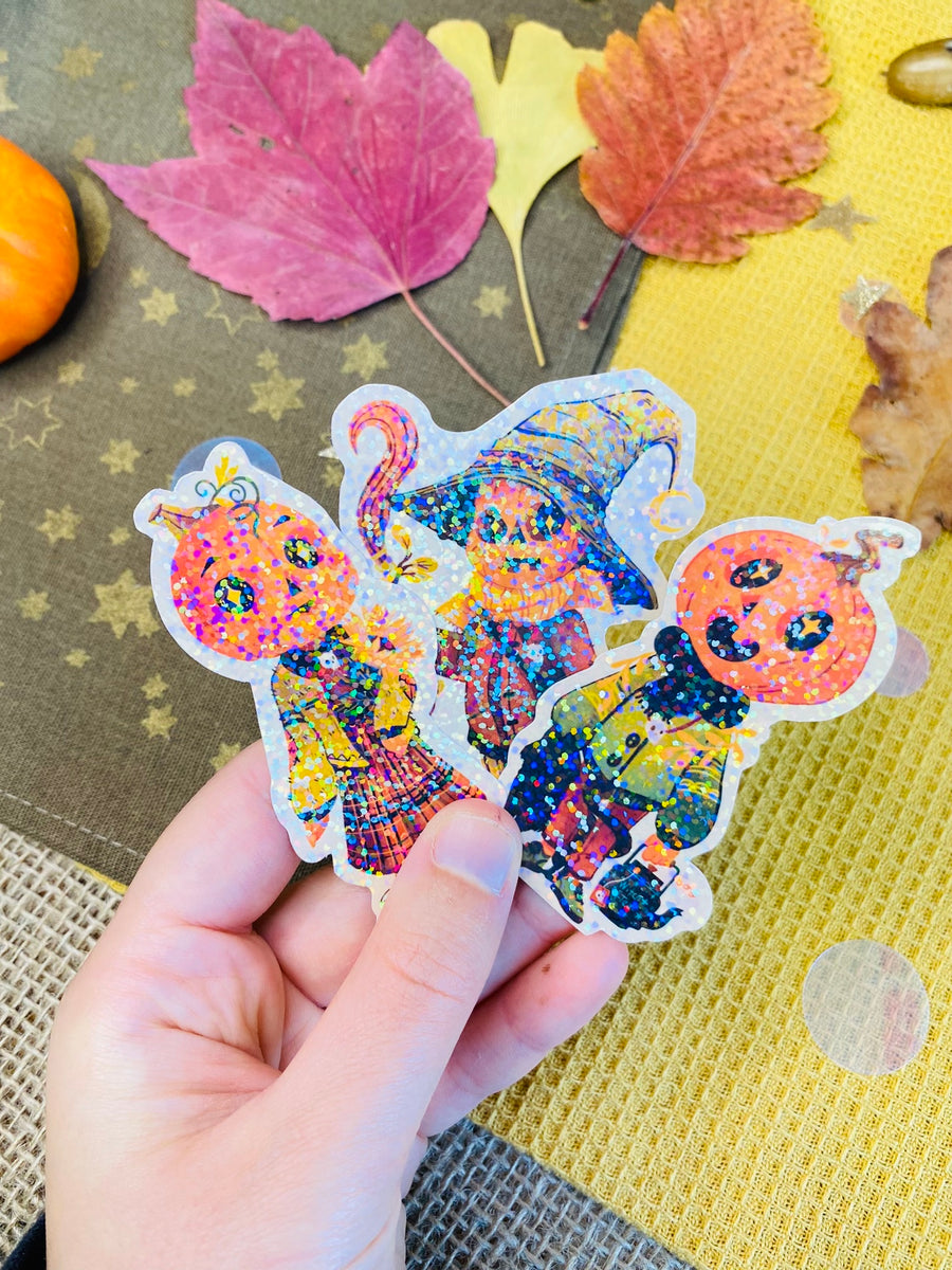 Halloween Holographic Vinyl Stickers