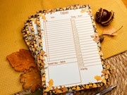 Golden Leaf Ginkgo A5 To Do - Daily Planner Notepad