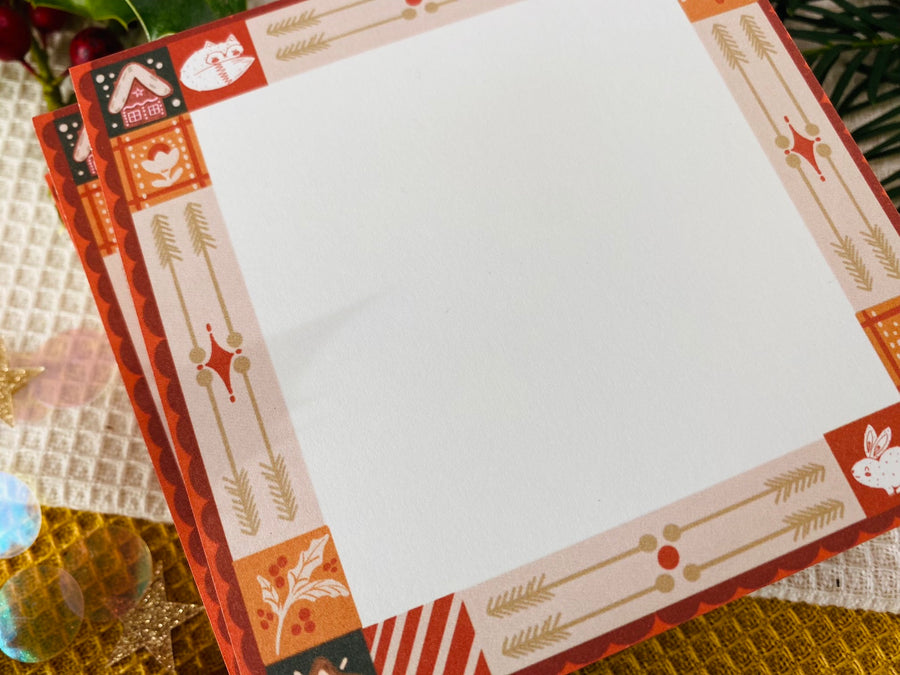 Christmas Memopad Mini Notepads