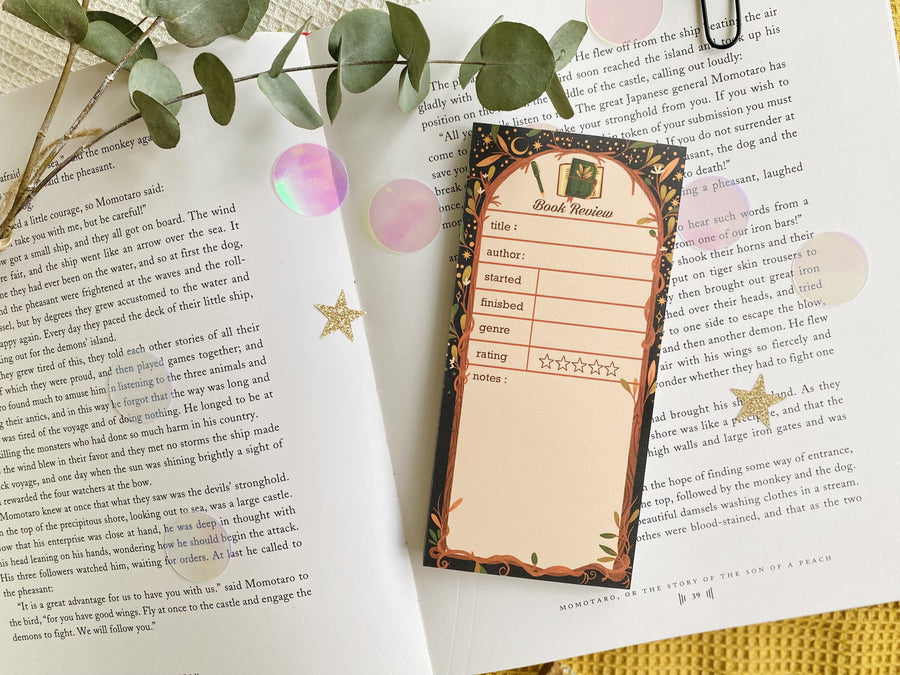 Book Reading Tracker Planner