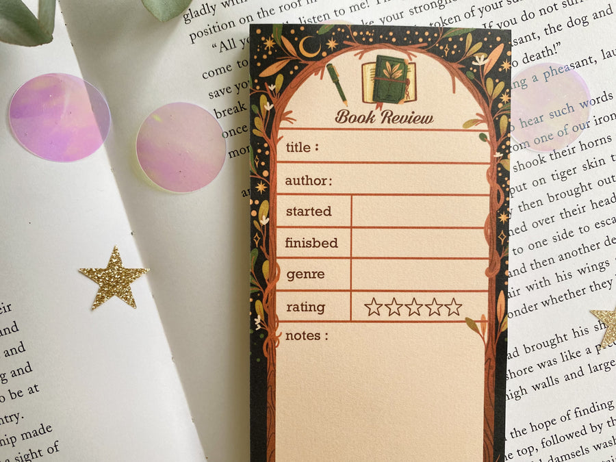 Book Reading Tracker Planner