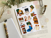 Cozy Reading Sticker Sheet