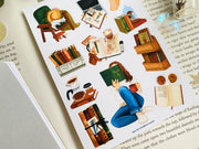 Cozy Reading Sticker Sheet