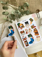 Cozy Reading Sticker Sheet