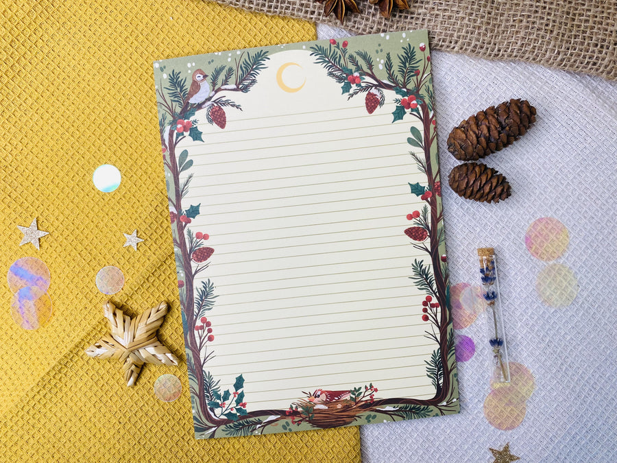 Winter Letter Paper A5 To Do - Letter Paper Notepad
