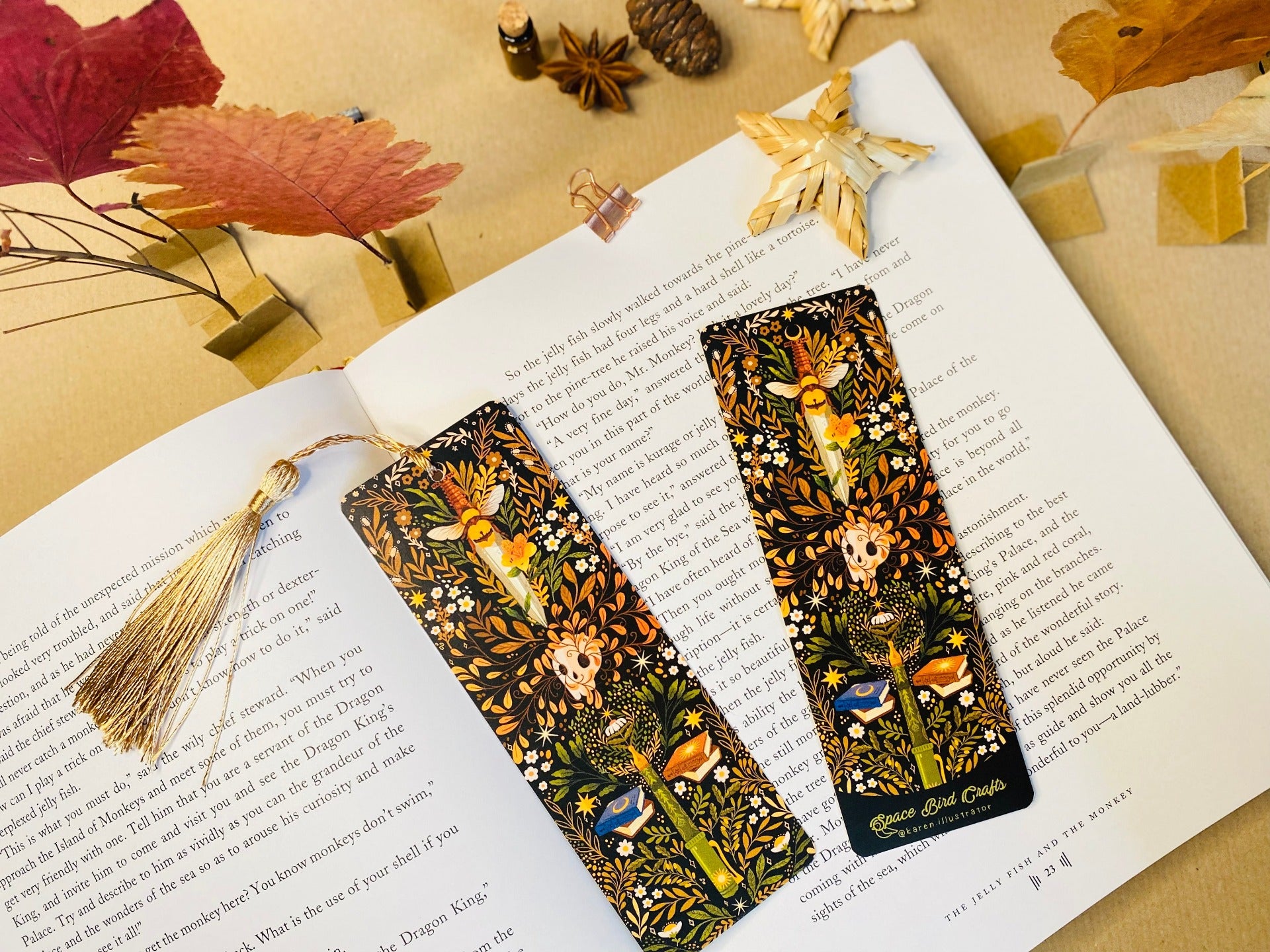 Wild Mushroom Bookmark