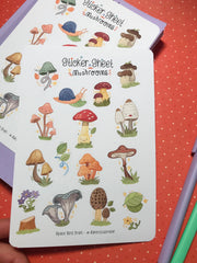 Mushroom Sticker Sheet