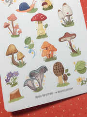 Mushroom Sticker Sheet