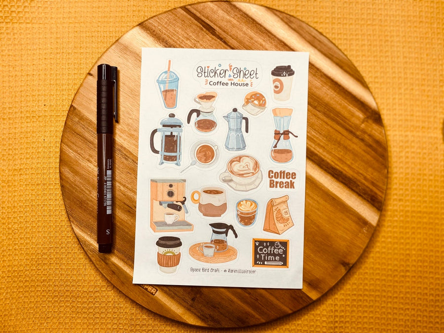 Coffee House Sticker Sheet