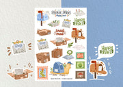 Happy Mail Sticker Sheet