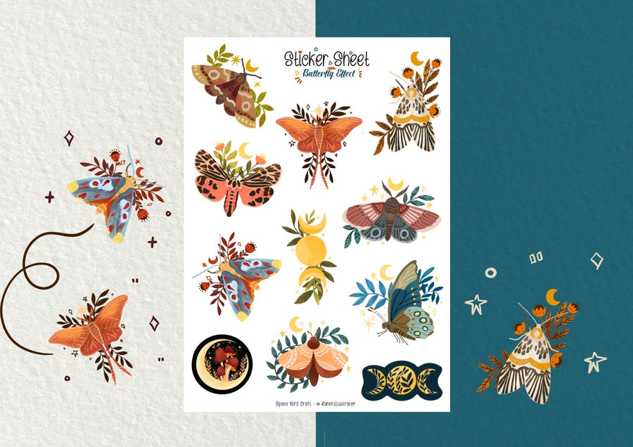 Butterfly Effect Sticker Sheet